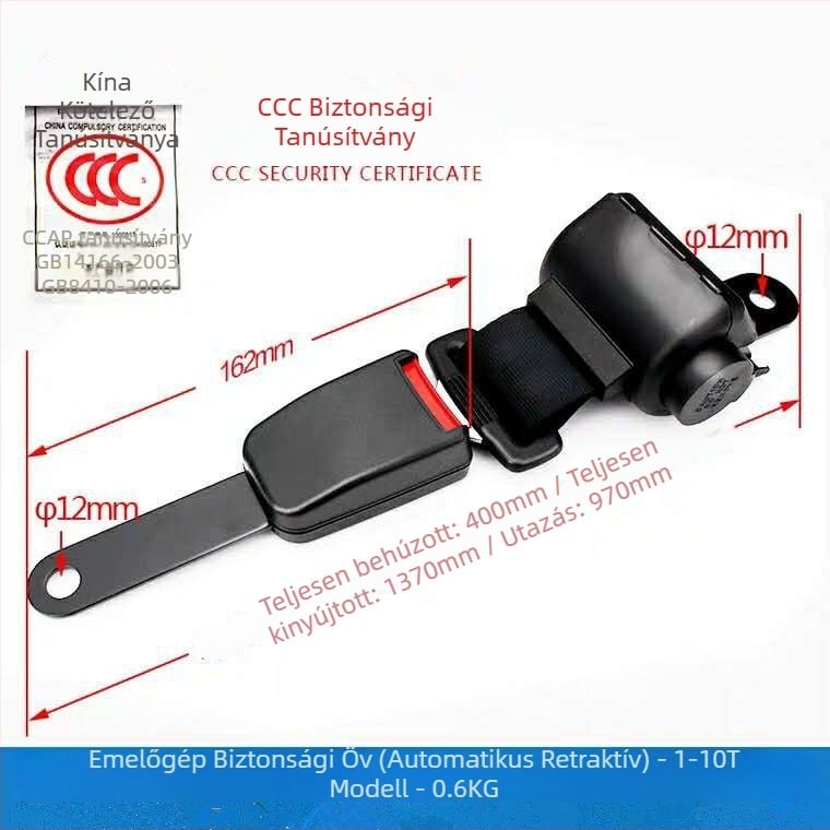 Targoncához ülésöv – univerzális biztonsági öv