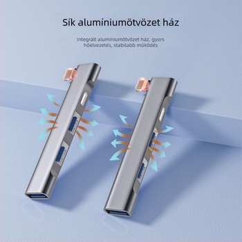 Apple WG-512 négyin‑egy dokkoló állomás Lightning interfésszel, 4-portos hub, külső táp nélkül