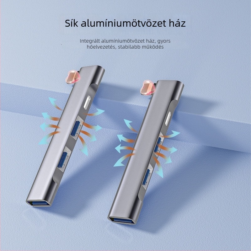 Apple WG-512 négyin‑egy dokkoló állomás Lightning interfésszel, 4-portos hub, külső táp nélkül