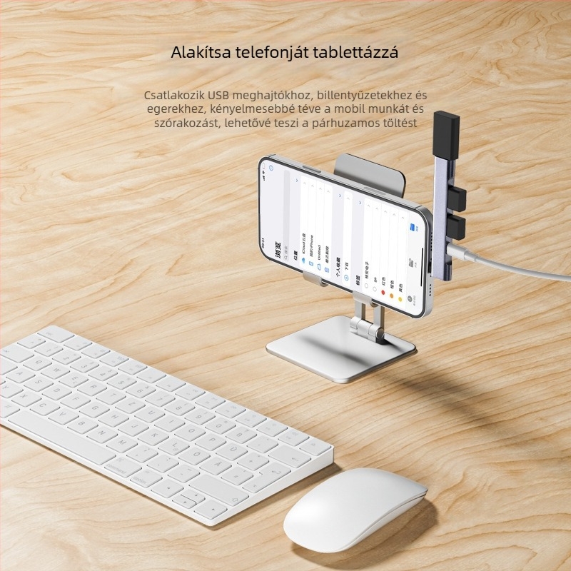 Apple WG-512 négyin‑egy dokkoló állomás Lightning interfésszel, 4-portos hub, külső táp nélkül
