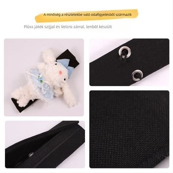 Gyerekek autóöv vállvédő – lenanyag, anti-fulladás, négy évszakos védőfedél, Yadingni