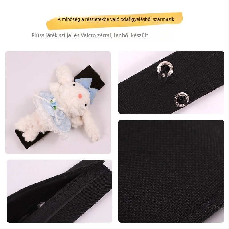 Gyerekek autóöv vállvédő – lenanyag, anti-fulladás, négy évszakos védőfedél, Yadingni