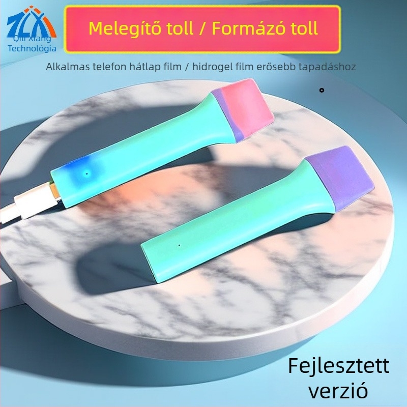 Telefonfólia melegítő és formázó toll (Type-C tápegység) hidrogel fóliához, elő- és hátoldali alkalmazás
