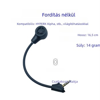 HyperX Alpha S fejhallgatóhoz tartozó mikrofonkar kiegészítő