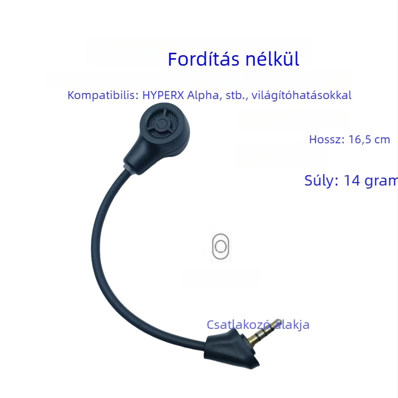 HyperX Alpha S fejhallgatóhoz tartozó mikrofonkar kiegészítő
