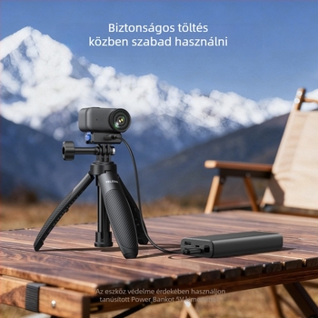 Osmo Nano-hoz készült mágneses gyorskioldó, újratölthető bővítő alap (Márka: Telesin; Modell: Magnetic quick-release rechargeable expansion base; Anyag: Fém + Műanyag; Kompatibilis: Osmo Nano)