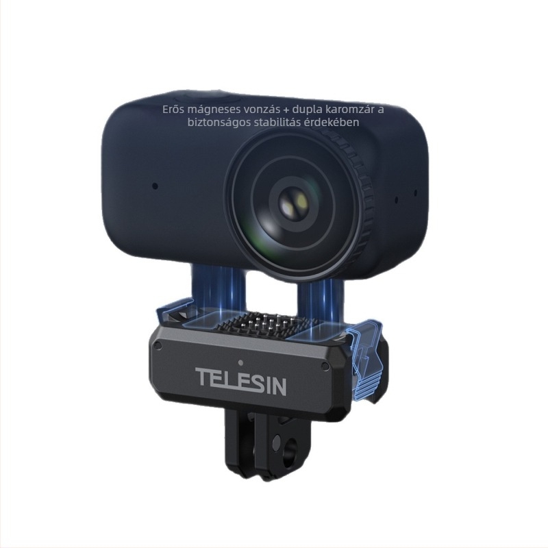 Osmo Nano-hoz készült mágneses gyorskioldó, újratölthető bővítő alap (Márka: Telesin; Modell: Magnetic quick-release rechargeable expansion base; Anyag: Fém + Műanyag; Kompatibilis: Osmo Nano)