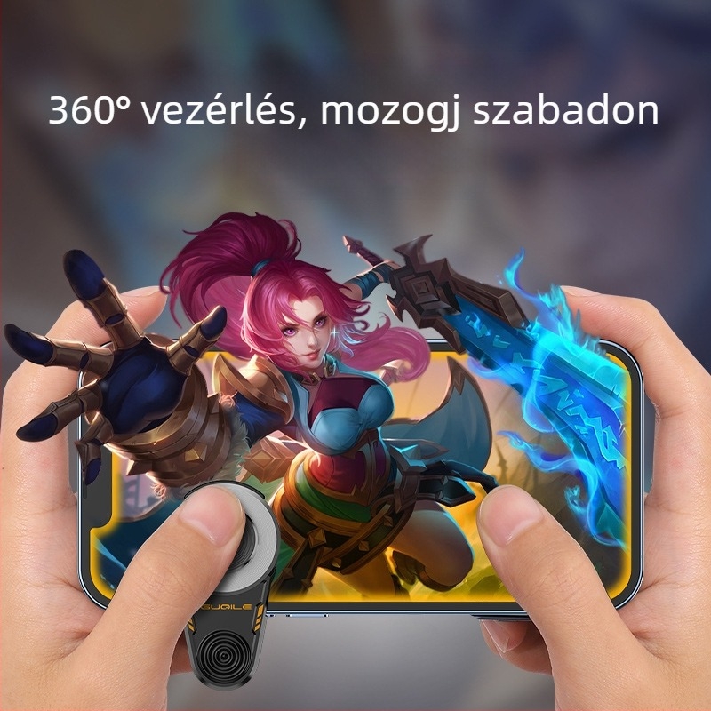 King of Glory mobil játék joystick - Vezeték nélküli játékkontroller érintőképernyőhöz (PVC anyag)