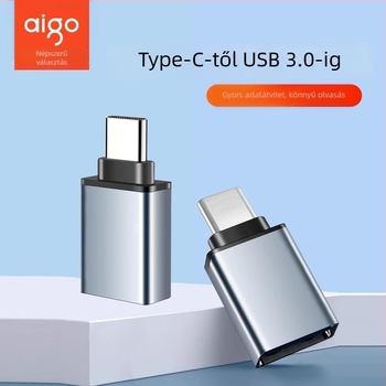 Patriots USB-C OTG adapter USB interfésszel, egyfejű, kiterjesztett adatátvitel, PVC ház, Apple eszközökhöz