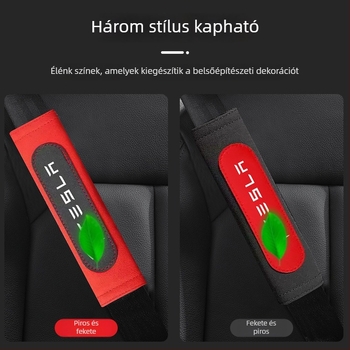 Autó biztonsági öv vállpárna készlet – négy évszakos univerzális védőpárna logóval