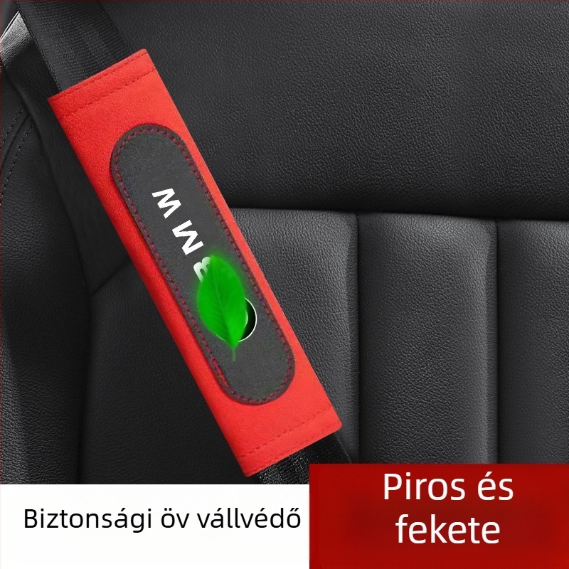 Autó biztonsági öv vállpárna készlet – négy évszakos univerzális védőpárna logóval
