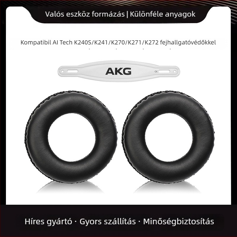 Fülpárna és szivacs burkolat fejhallgatókhoz AKG K240S, K241, K270, K271, K272 – Ear Clothing