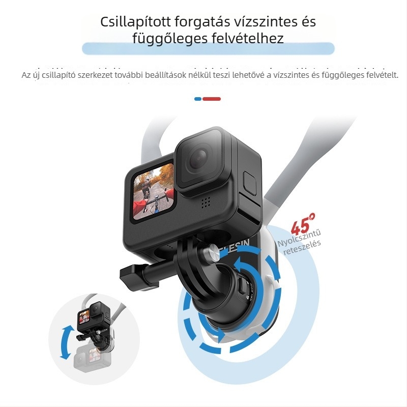 Telesin Gyorskioldású U-alakú nyak-tartó 2.0 Max kiadás GoPro, DJI Action és Insta360-hoz