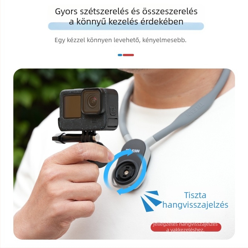 Telesin Gyorskioldású U-alakú nyak-tartó 2.0 Max kiadás GoPro, DJI Action és Insta360-hoz