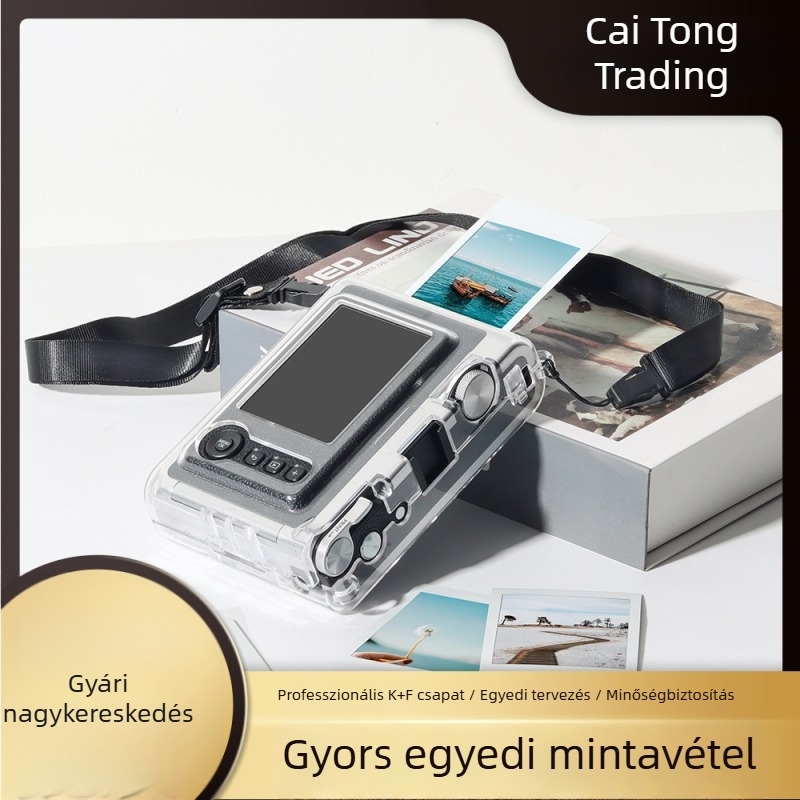 Átlátszó kristálytok Instax Mini Evo-hoz pánttal