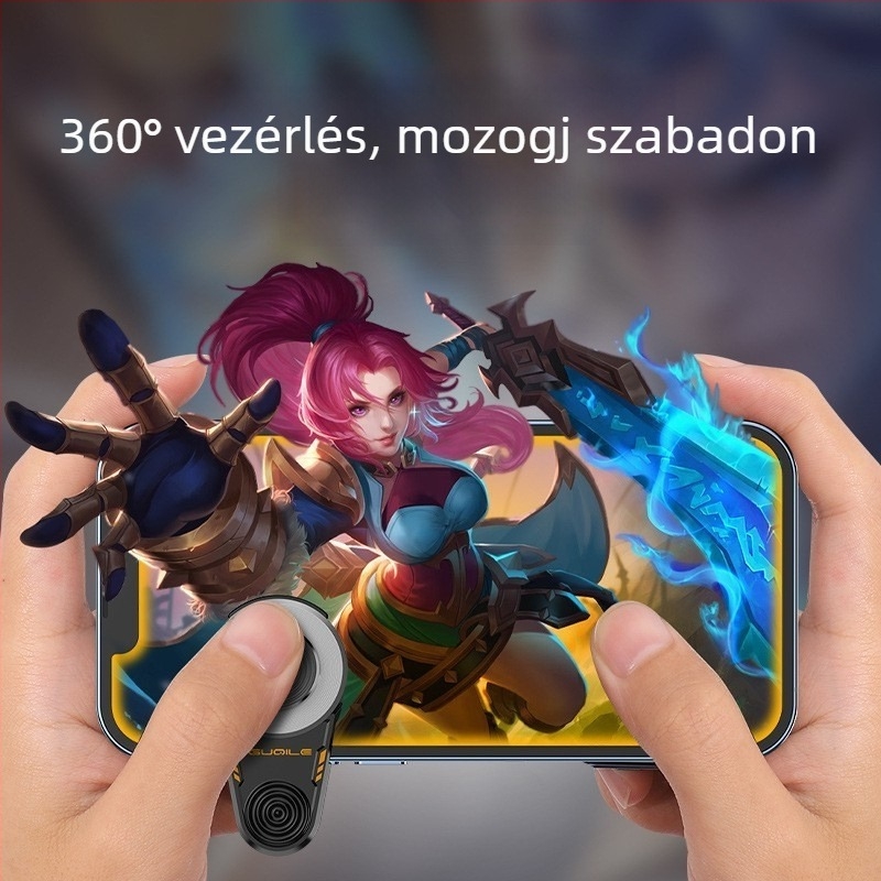 X1 Mobil játék joystick – ABS+Fém, Nincs vibráció, Telefon-tartó, OEM testreszabás