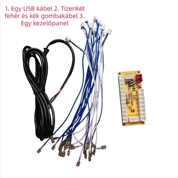 USB-s vezetékes arkád joystick PCB PC-hez és Raspberry Pi-hez — új rocker, késleltetés nélküli