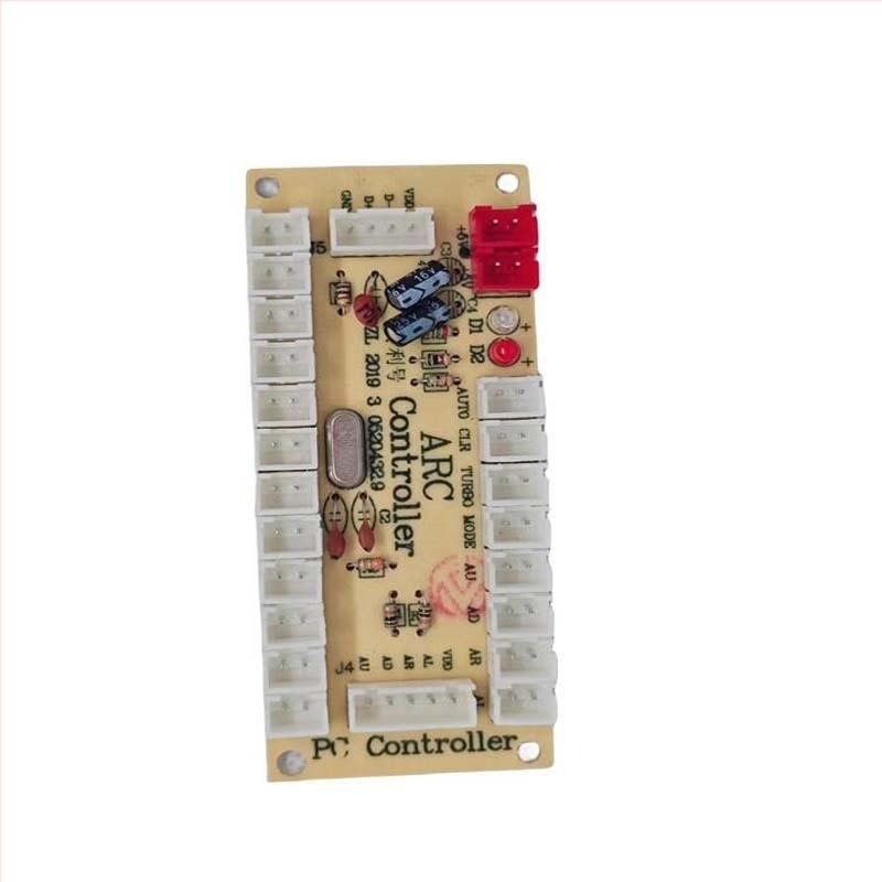 USB-s vezetékes arkád joystick PCB PC-hez és Raspberry Pi-hez — új rocker, késleltetés nélküli