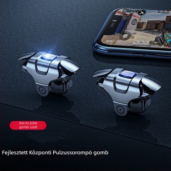 PUBG Mobile játékkontroller fizikai gombokkal – univerzális, műanyag