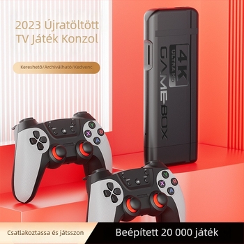 K9 otthoni TV-játék konzol, 2.4G vezeték nélküli kétfős mérkőzés-szimulátor, 32G/64G, HDMI