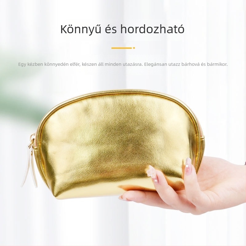 Smink neszesszer készlet (három darab) PU bőrből, belső nylon bélés, cipzáras záródás, ultra könnyű