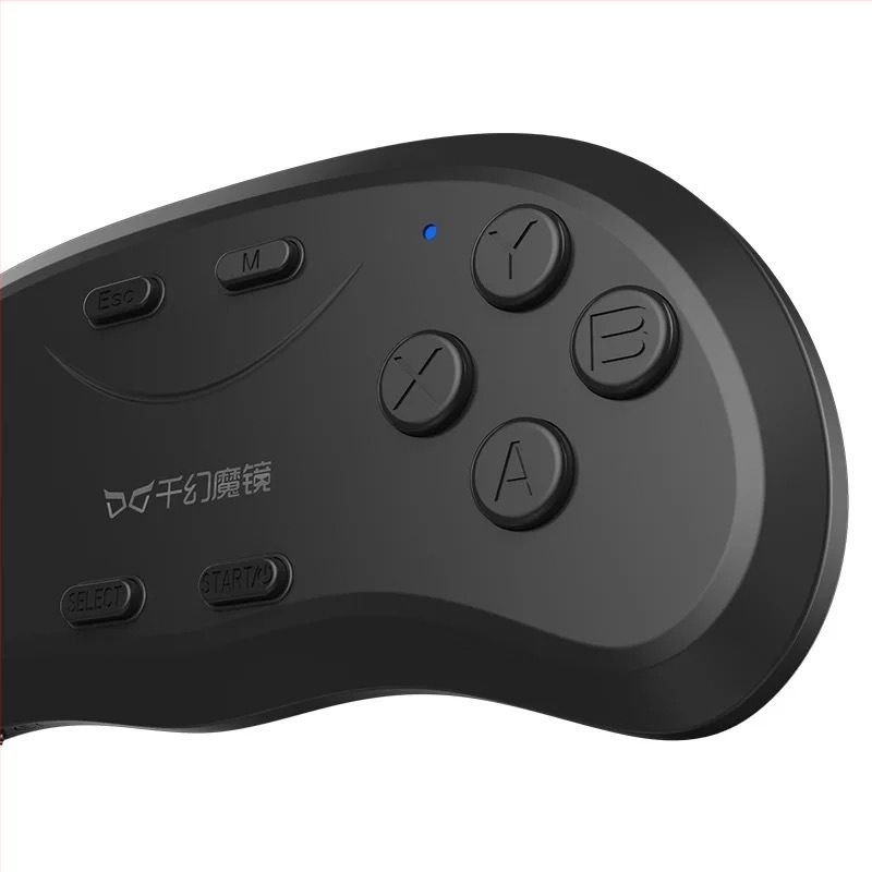 VR-szemüveg Bluetooth játékkontrollerrel, modell B01, ABS anyag, kompatibil Android és iPhone, tartalmaz távirányítót és használati útmutatót