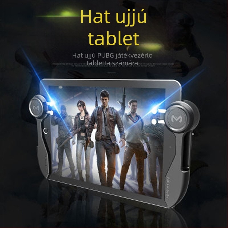 MEMO AK-PAD6K Tabletás játékkontroller, vezeték nélküli, PS/2 felület, ABS + fém, 1 játékos