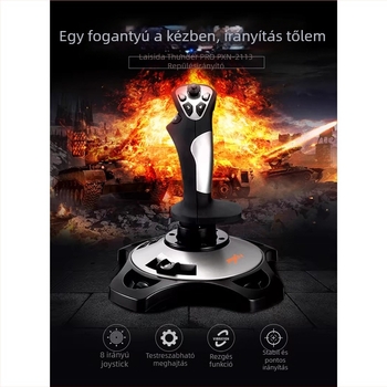 PXN Laishida 2113 Pro Analóg Repülési Joystick ABS, Kompatibilis a 2113-mal