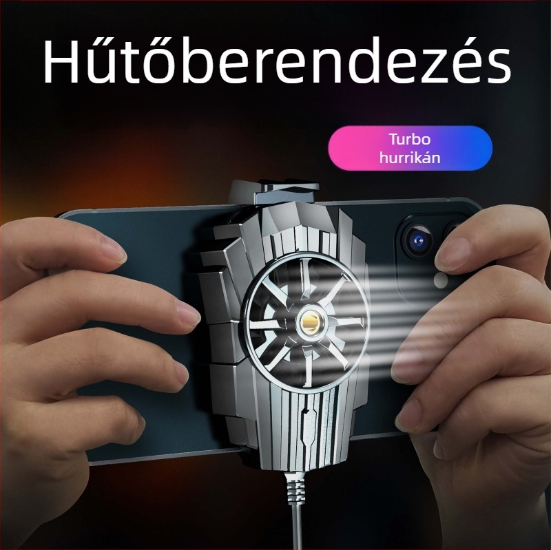 Új G6 mobiltelefonhűtő – ABS ház, tartó, PS-2 interfész, vezeték nélküli kapcsolat