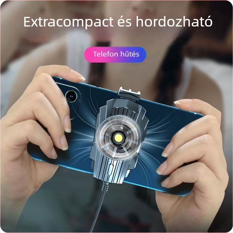 Új G6 mobiltelefonhűtő – ABS ház, tartó, PS-2 interfész, vezeték nélküli kapcsolat