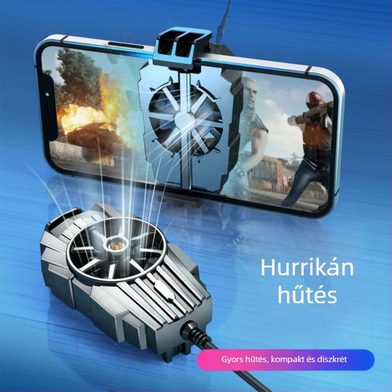 Új G6 mobiltelefonhűtő – ABS ház, tartó, PS-2 interfész, vezeték nélküli kapcsolat