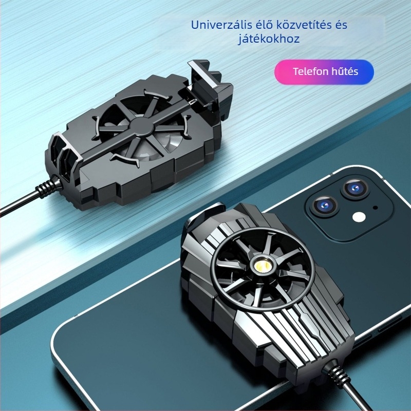 Új G6 mobiltelefonhűtő – ABS ház, tartó, PS-2 interfész, vezeték nélküli kapcsolat