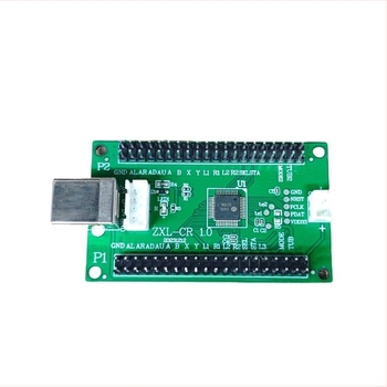 Kábeles kétszemélyes arcade joystick USB-vezérlő, USB-CR01 modell, FR4 ház, kompatibil PC/PS3/Set-top Box/Smart TV/Android