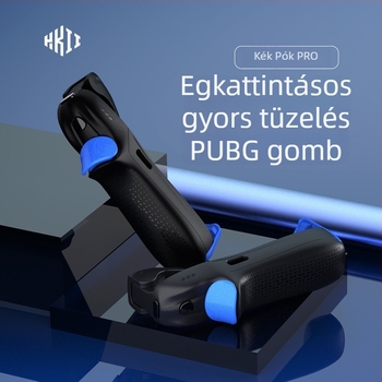 Phantom Z2 Pro mobil játékkontroller — Vezeték nélküli Bluetooth, trigger és pulzusgomb PUBG Mobile-hoz, Type-C interfész, ABS+fém