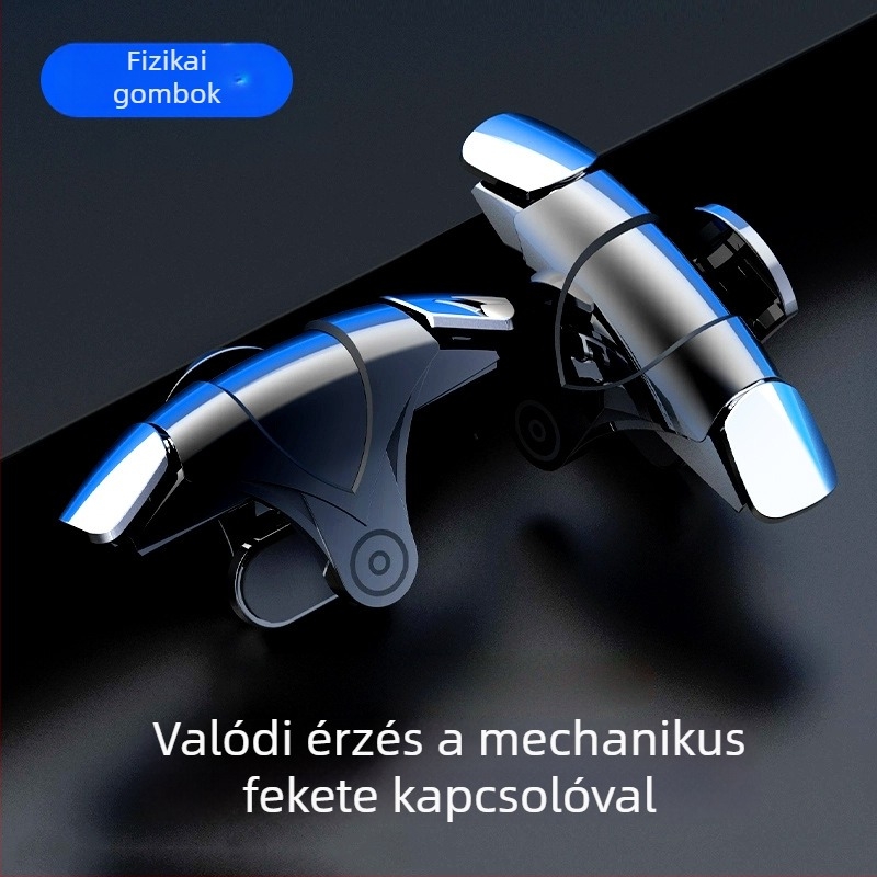 G12 vezeték nélküli okostelefon joystick PUBG négyujjas vezérlés és segített lövés, ABS váz