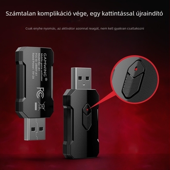 Androidos játékhoz aktivátor USB-s, vezetékes billentyűzettel és egérrel mobilos játékokra (PUBG Mobile) — ABS anyag
