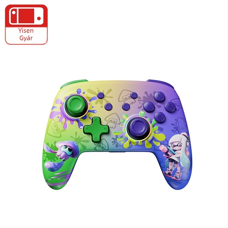 OEM testreszabott minta kettős Hall-hatású joystick Nintendo Switchhez — Bluetooth, USB-C, RGB világítás, ABS ház, logó nyomtatás elérhető
