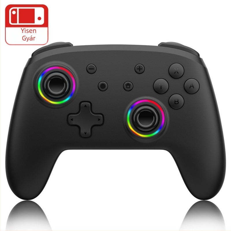 OEM testreszabott minta kettős Hall-hatású joystick Nintendo Switchhez — Bluetooth, USB-C, RGB világítás, ABS ház, logó nyomtatás elérhető