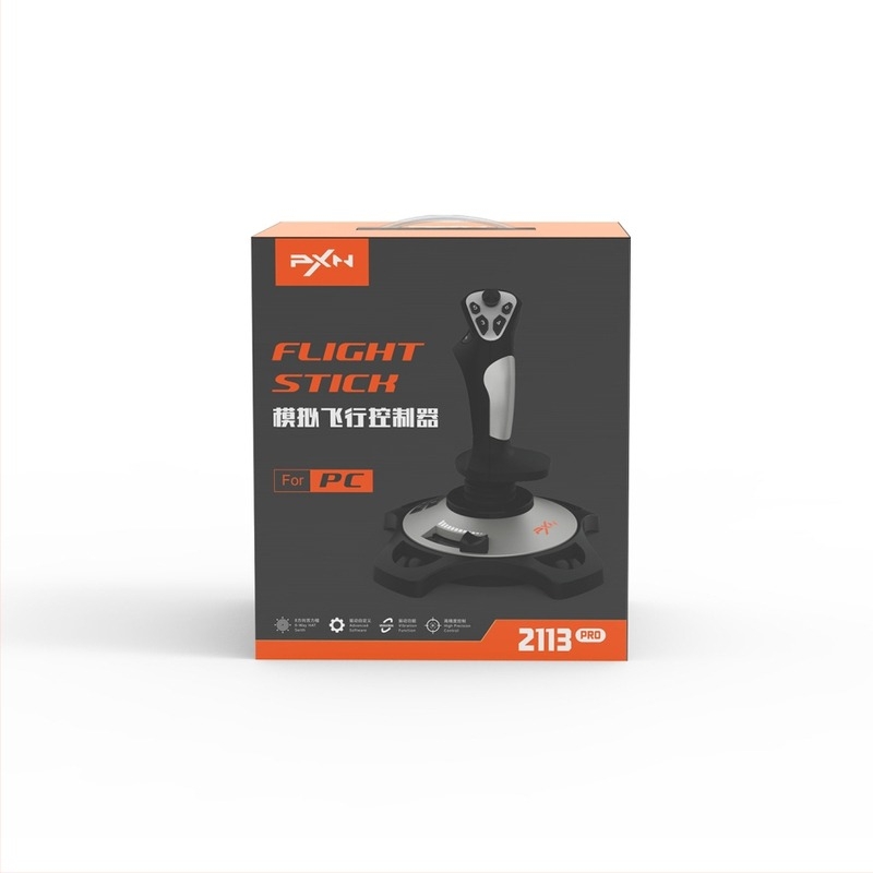 PXN-2113 USB repülőgép-szimulátor joystick PC-hez, kábeles, ABS anyag, 1 felhasználó, kezdő szint