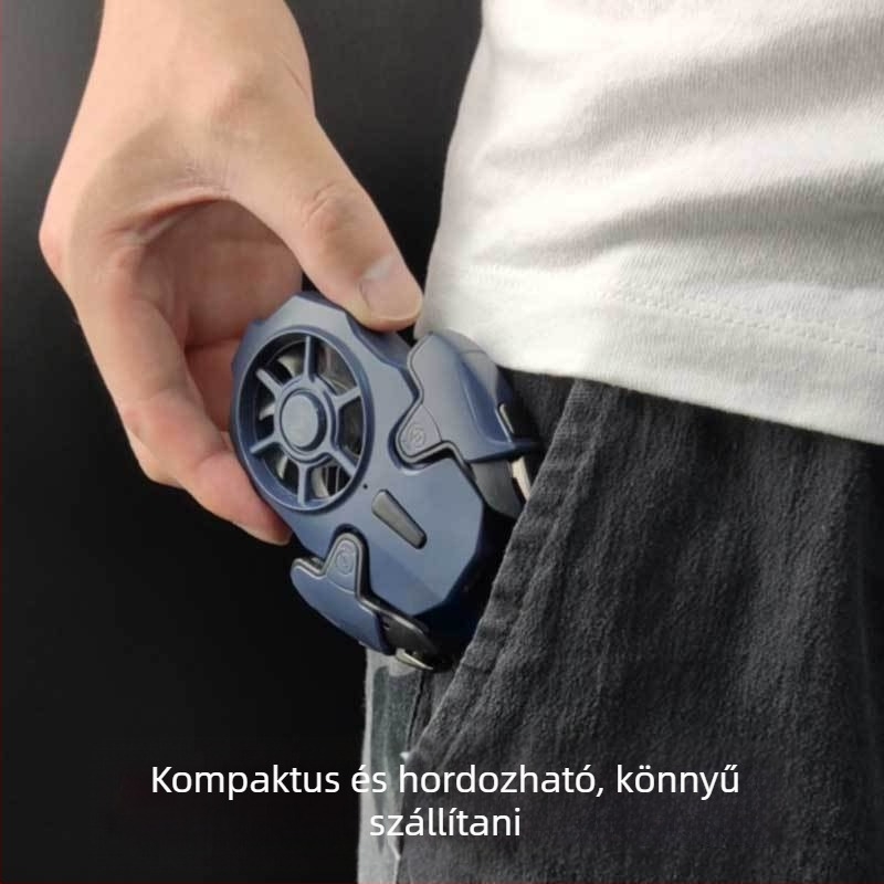 AK03 okostelefon-joystick, vezetékes PS/2 csatlakozás, ABS + fém, 200 g, kompatibilis iPhone és Android