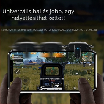 AK05 vezeték nélküli USB játékkontroller okostelekre — ABS + fém, lövés funkció, kompatibilis iOS-sel és Androiddal