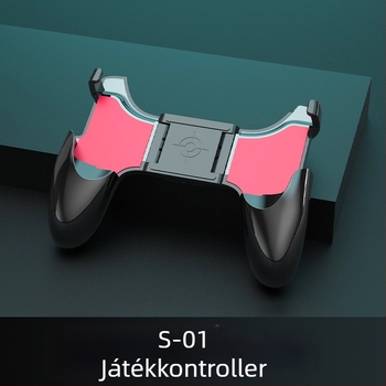 S-01 mobil gamepad joystick – Vezeték nélküli, ABS ház, interfész nélküli, Kompatibilis iPhone/Android 4,7–6,5 hüvelyk