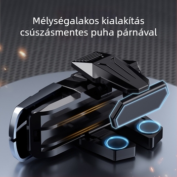 Mobil játékvezérlő hat ujjas gombokkal (Modell M-01; vezeték nélküli; ABS+ötvözet; kompatibilis okostelefonokkal)