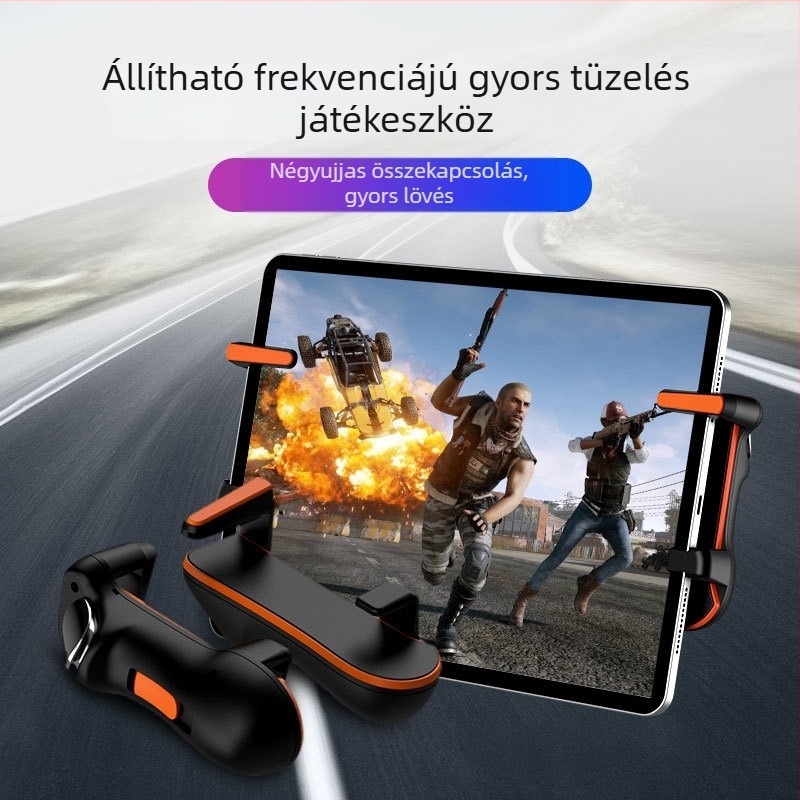 JS31 okostelefonos játékkontroller – USB interfész, vezeték nélküli kapcsolat, ABS+elektroplating+fém, iPhone és Android