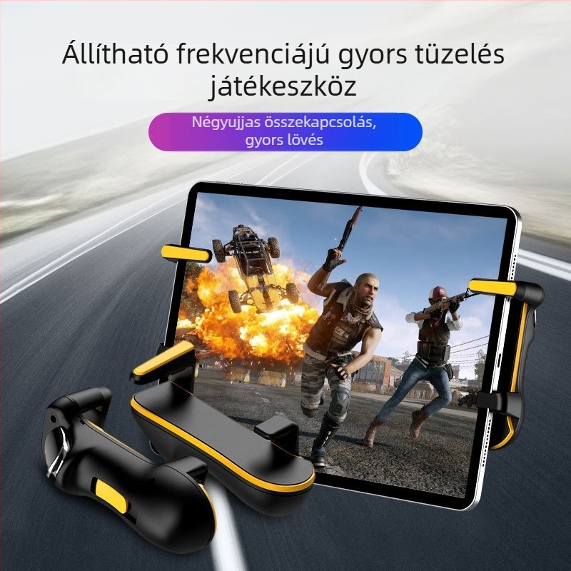 JS31 okostelefonos játékkontroller – USB interfész, vezeték nélküli kapcsolat, ABS+elektroplating+fém, iPhone és Android