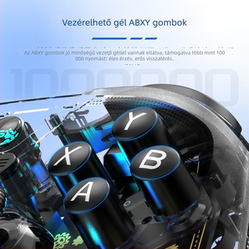 G6PRO Bluetooth játékkontroller Hall-effekt gombokkal és karbonfilm joystickkal, PC, iOS, Android és Nintendo Switch kompatibilis