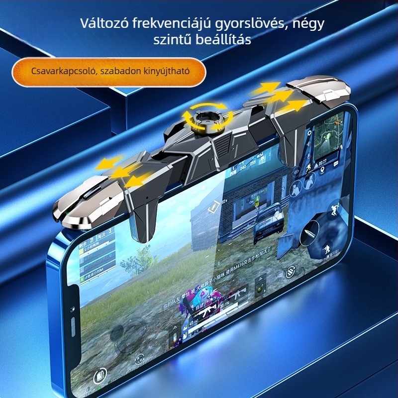G15 pulzusgomb elektromágneses auto-clicker Android okostelefonnal, késleltetés nélkül, teleszkópos négyfokozatú beállítás, ABS injektált ház, OEM testreszabás