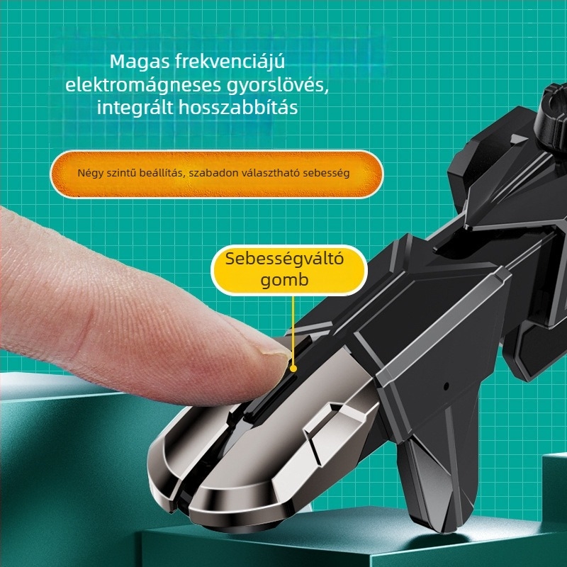 G15 pulzusgomb elektromágneses auto-clicker Android okostelefonnal, késleltetés nélkül, teleszkópos négyfokozatú beállítás, ABS injektált ház, OEM testreszabás