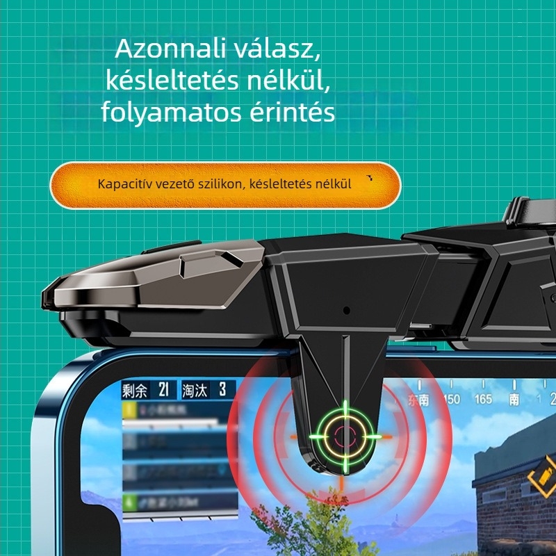 G15 pulzusgomb elektromágneses auto-clicker Android okostelefonnal, késleltetés nélkül, teleszkópos négyfokozatú beállítás, ABS injektált ház, OEM testreszabás