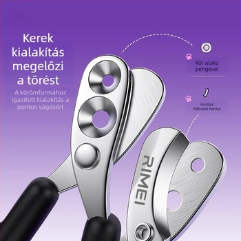 Állati körömvágó olló kis testű kutyáknak (Bichon Frisé/Teddy), körömvágás